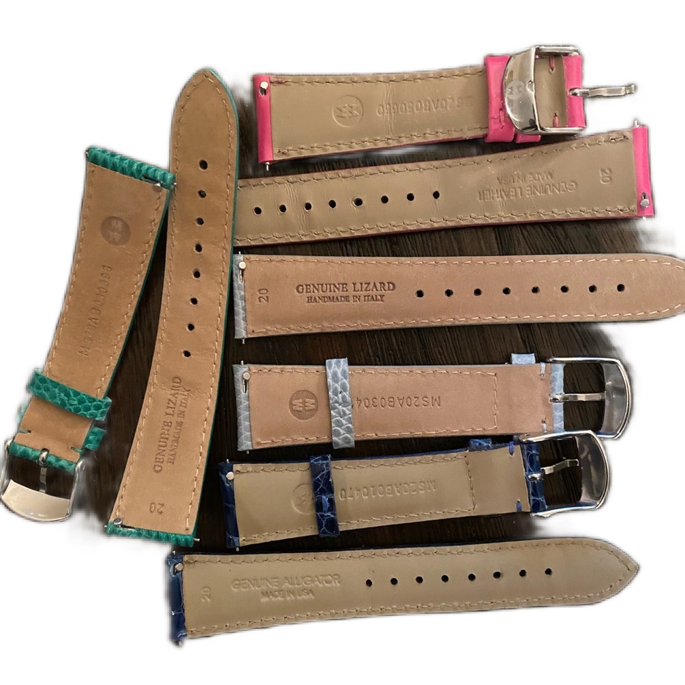 ‼️SOLD ‼️ Michele Watch Strap Bundle - Picture 2 of 2